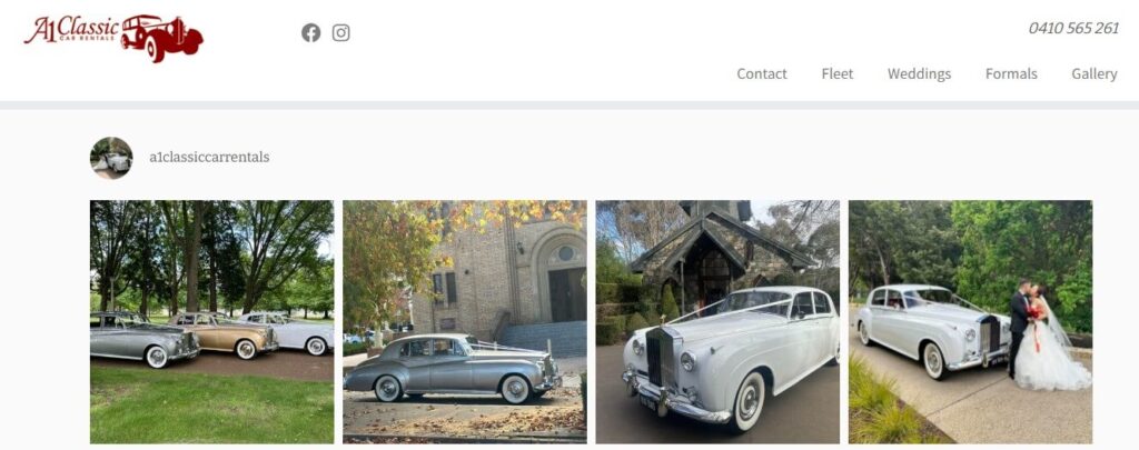 a1 classic car rentals