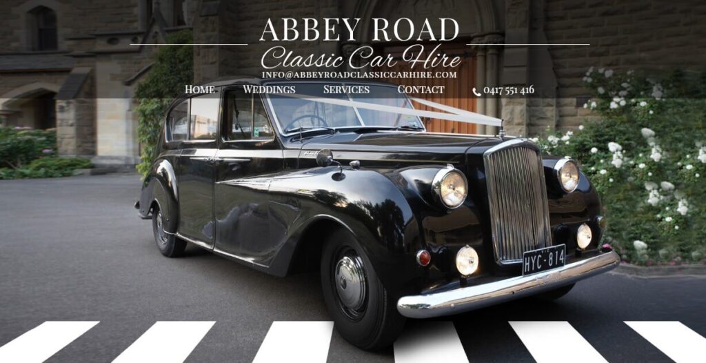 abbey road classic car hire