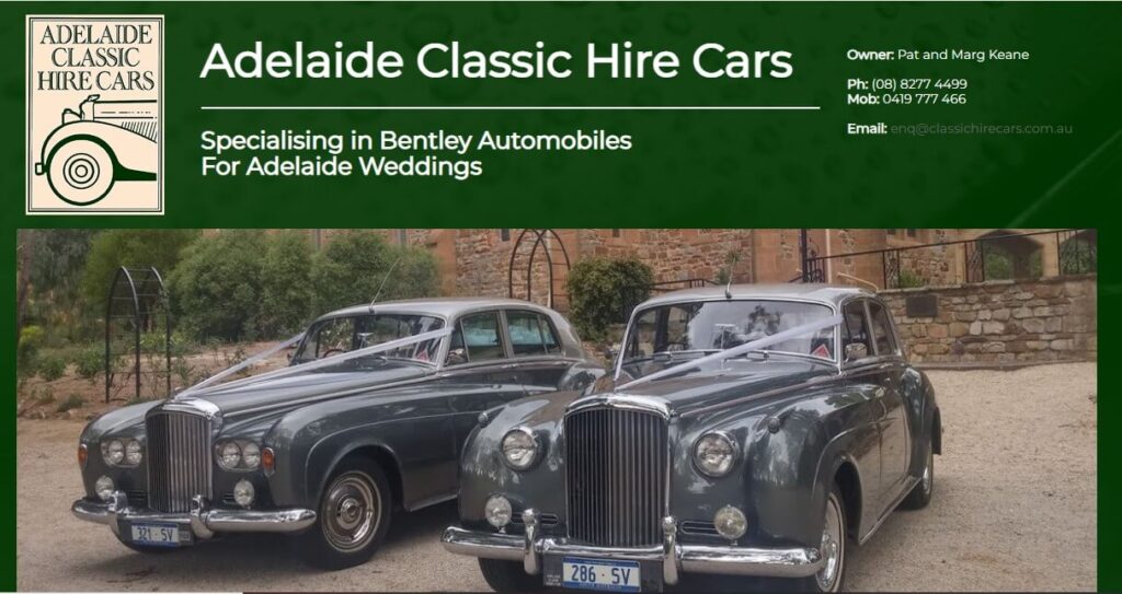 adelaide classic hire cars