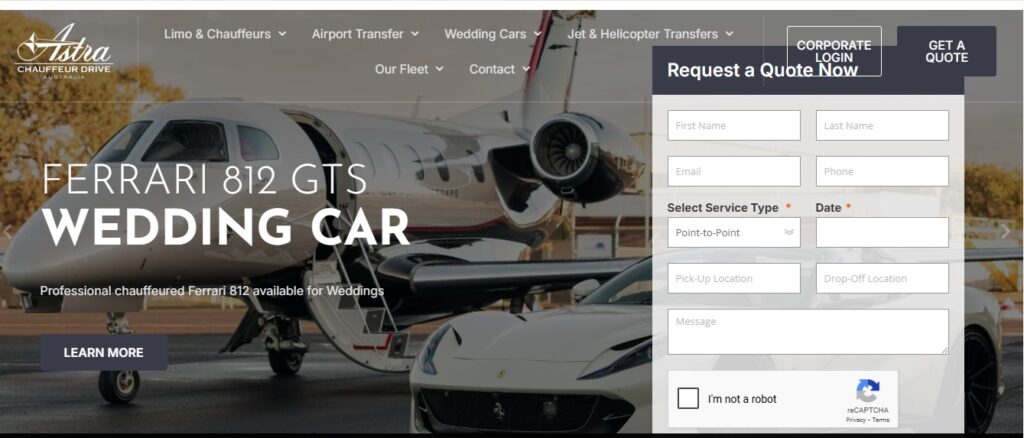 astra limousines