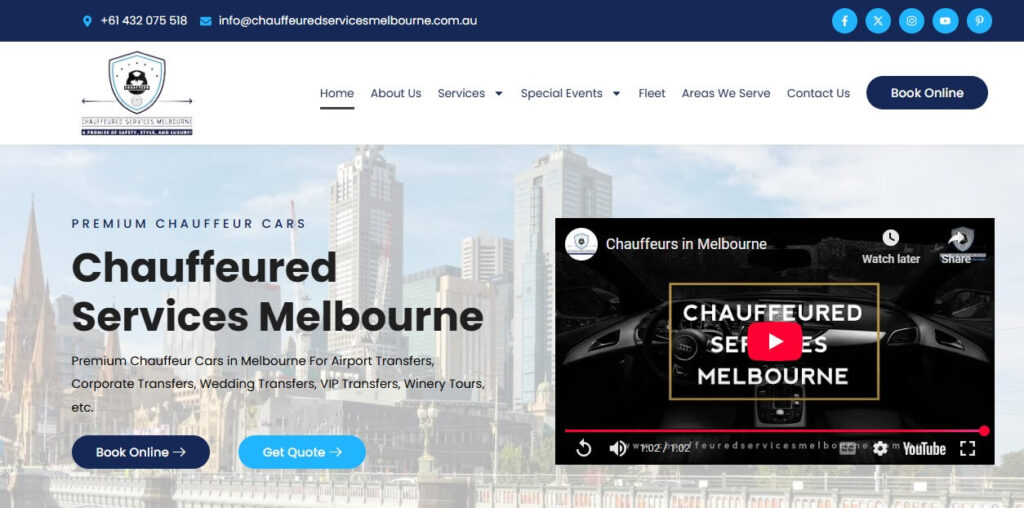 chauffeured services melbourne