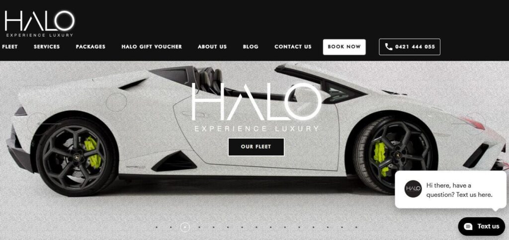 halo luxury car rentals