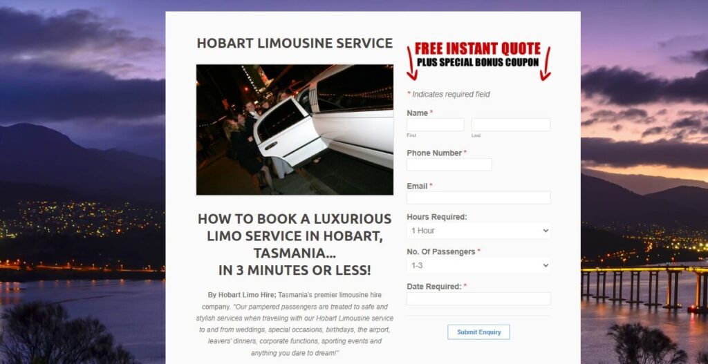 hobart limo