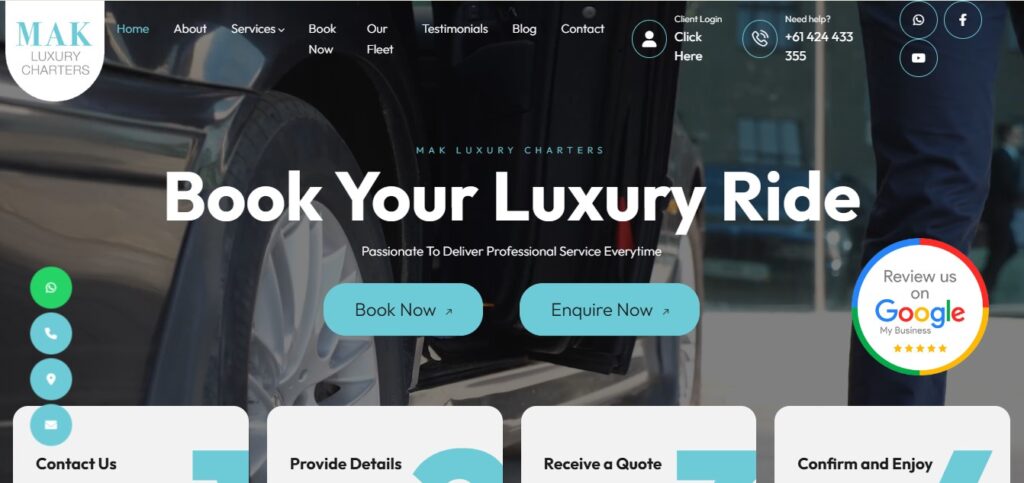 mak luxury charters