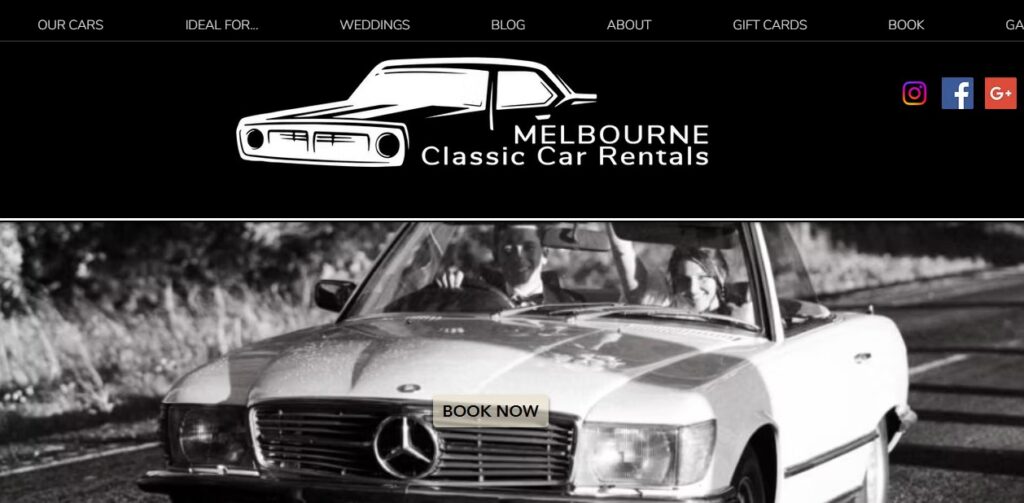 melbourne classic car rentals
