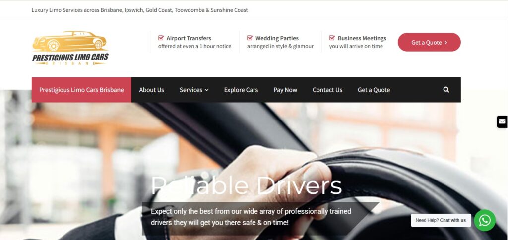 prestigious limo cars brisbane