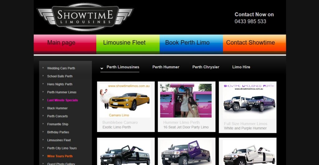 showtime limousines