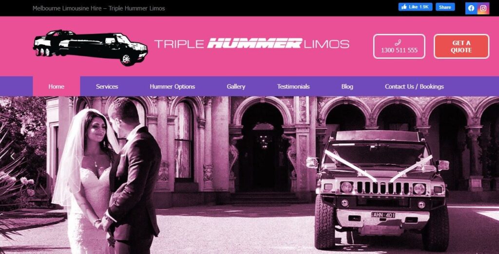 triple hummer limos